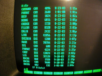 OEM MS DOS 1.25 for Commodore B Series Computer with 8088 co-processor