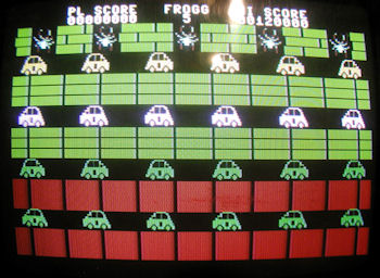 Plus/4 Frogger Screenshot