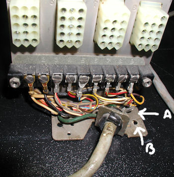 Teletype ASR 33 UCC-6 terminal strip